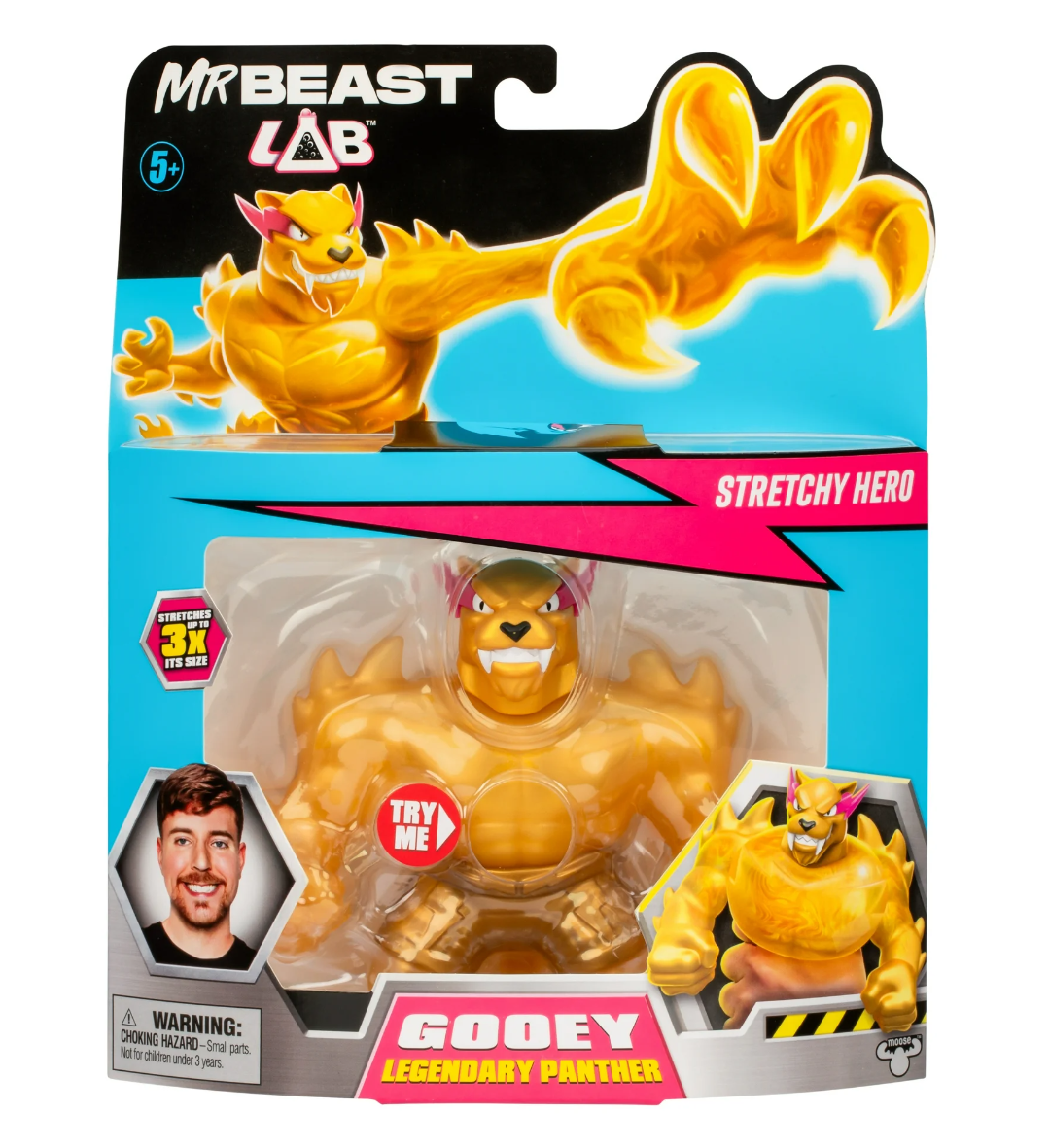 Ігрова фігурка MrBeast Lab Heroes of Goo Jit Zu Goo Legendary Panther Action Figure