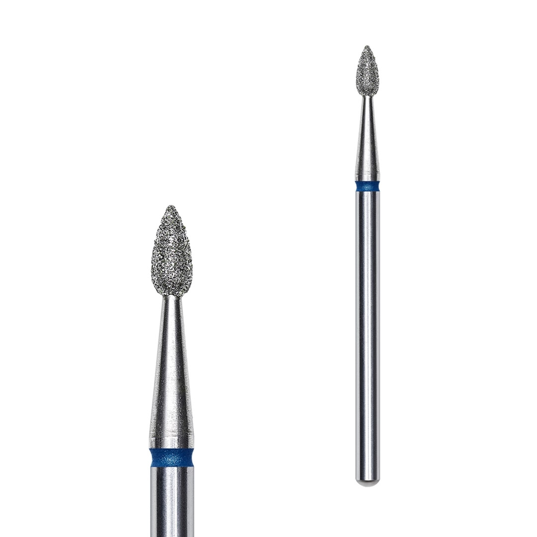 Фреза алмазна STALEKS Крапля 2.3*5мм, синя, фото 1