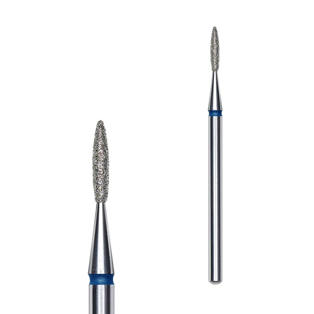 Фреза алмазна STALEKS Полум’я 1.6*8мм, синя, фото 1