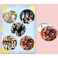 Набір піктограм (G)I-DLE I feel Gidle Джіайдл фан піни на одяг, пенал, рюкзак 8 штук
