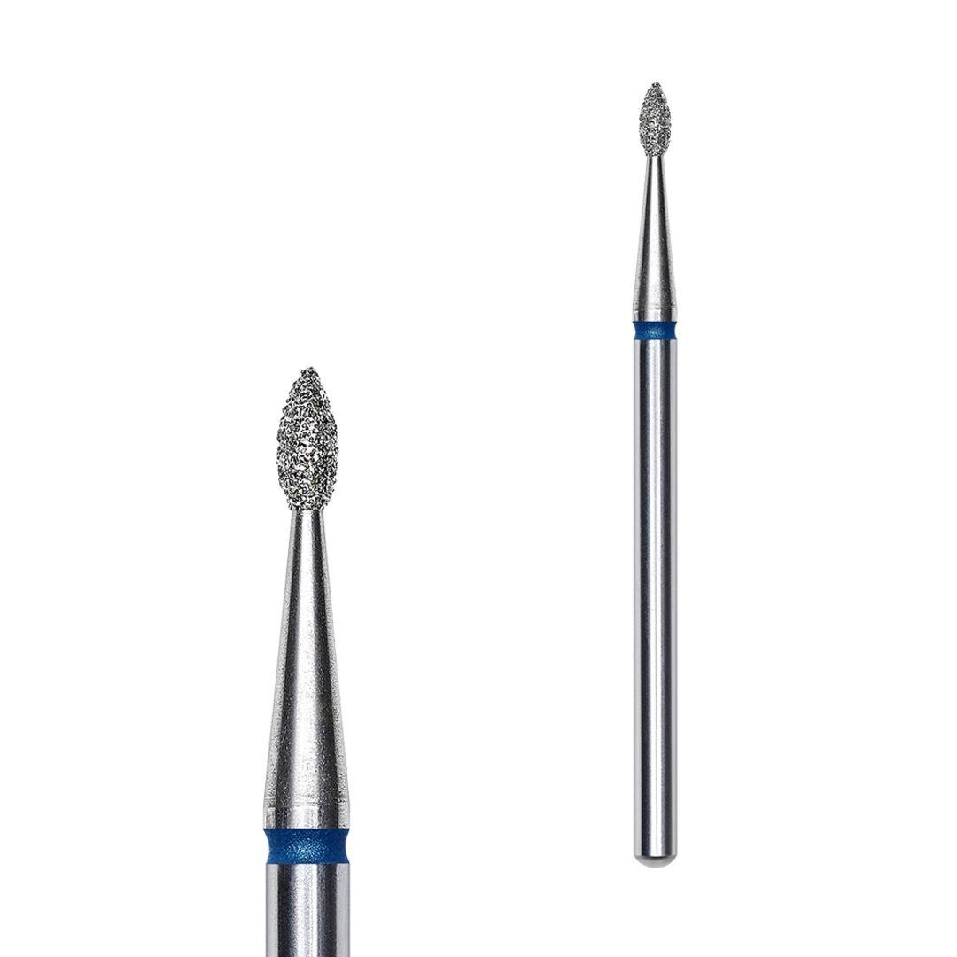 Фреза алмазна STALEKS Крапля 1.6*4мм, синя, фото 1