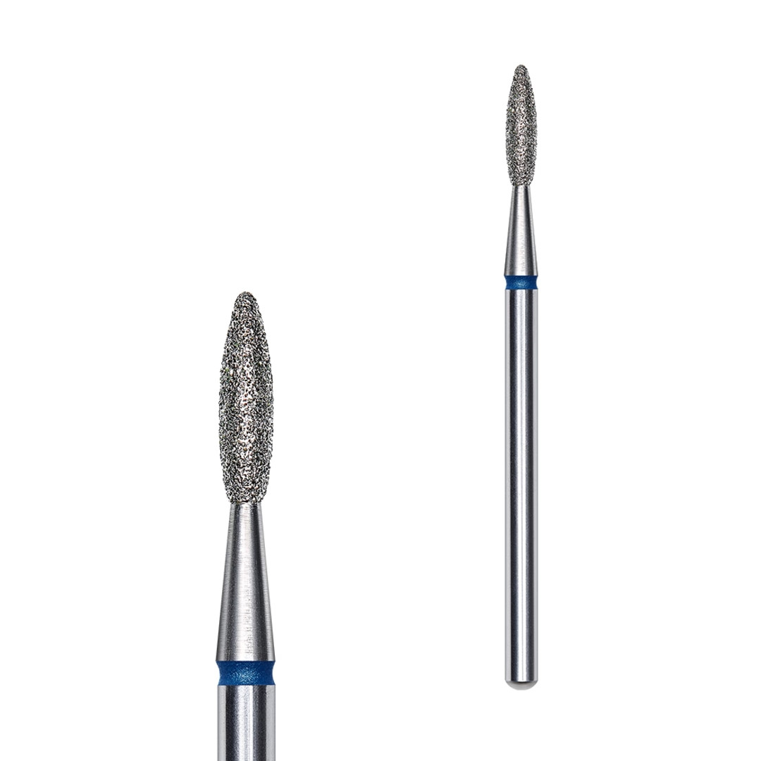 Фреза алмазна STALEKS Полум’я 2.1*8мм, синя, фото 1