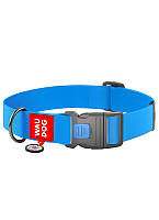 Ошейник для собак водостойкий WAUDOG Waterproof c QR-паспортом пластиковая пряжка-фастекс Ш 40 мм Дл 46-70 см