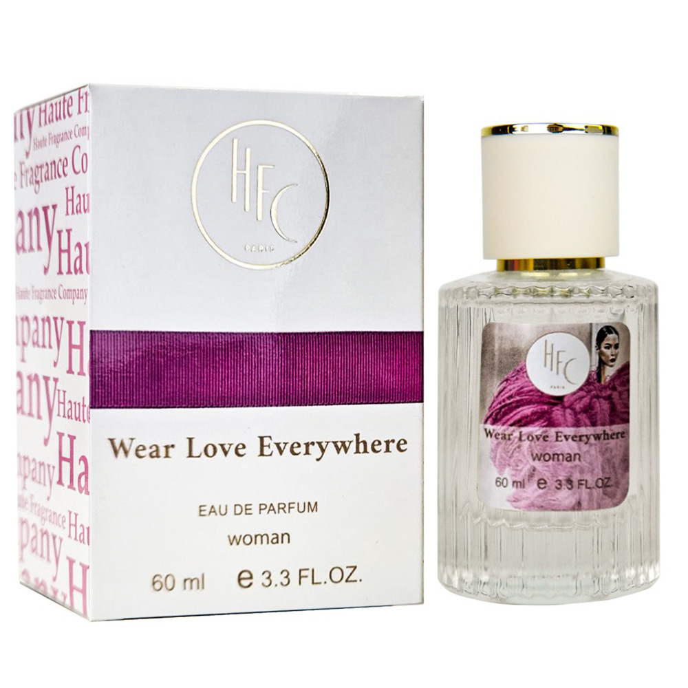 Парфум жіночий Haute Fragrance Company Wear Love Everywhere 60 мл (УПАКОВКА 18 ШТУК)