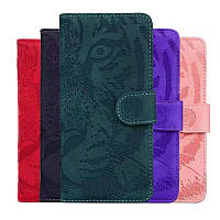 Шкіряний чохол книжка Tiger для Xiaomi Redmi Note 14 Pro Plus 5G з візитницею (Різні кольори)