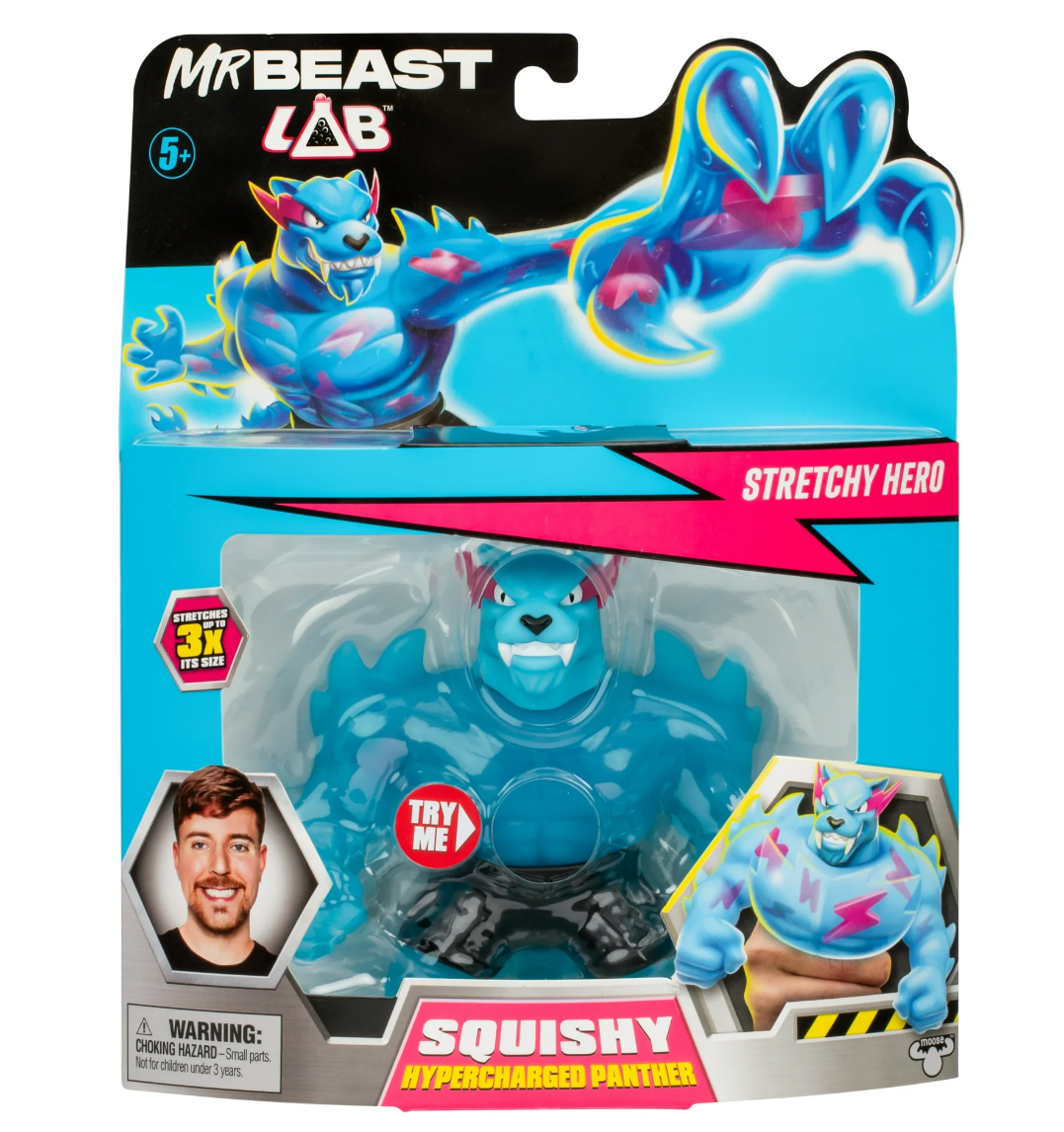 Колекційна фігурка MrBeast Lab Heroes of Goo Jit Zu Goo Hypercharged Panther Action Figure