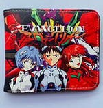 Гаманець дитячий аніме Євангеліон Evangelion фан візитниця подарунок, фото 3
