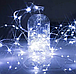 Світлодіодна новорічна гірлянда нитка краплі роси дріт 2 м 200 LED USB холодний білий AND 75-20 Jw, фото 5