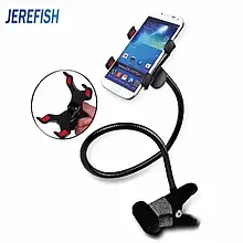 Універсальний металевий гнучкий тримач для смартфона з прищіпкою, тримач для телефона на гнучкій ніжці YU227