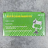 Третя рука для пайки JM-501, лупа 60мм, фото 8