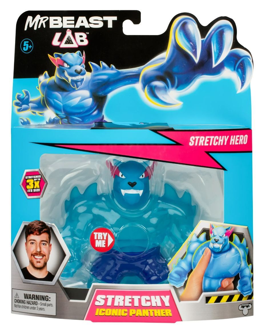 Колекційна фігурка MrBeast Lab Heroes of Goo Jit Zu Goo Iconic Panther Action Figure