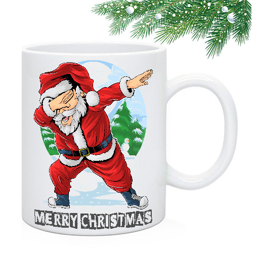 Новорічна Чашка "З Різдвом із Сантою", фото 1