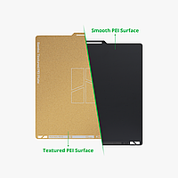 Пластина (стіл) 256*256мм з Гладким+Текстурованим PEI покриттям Bambu Lab Dual-Texture PEI Plate для X1 & P1 Series, A1 (FAP011)