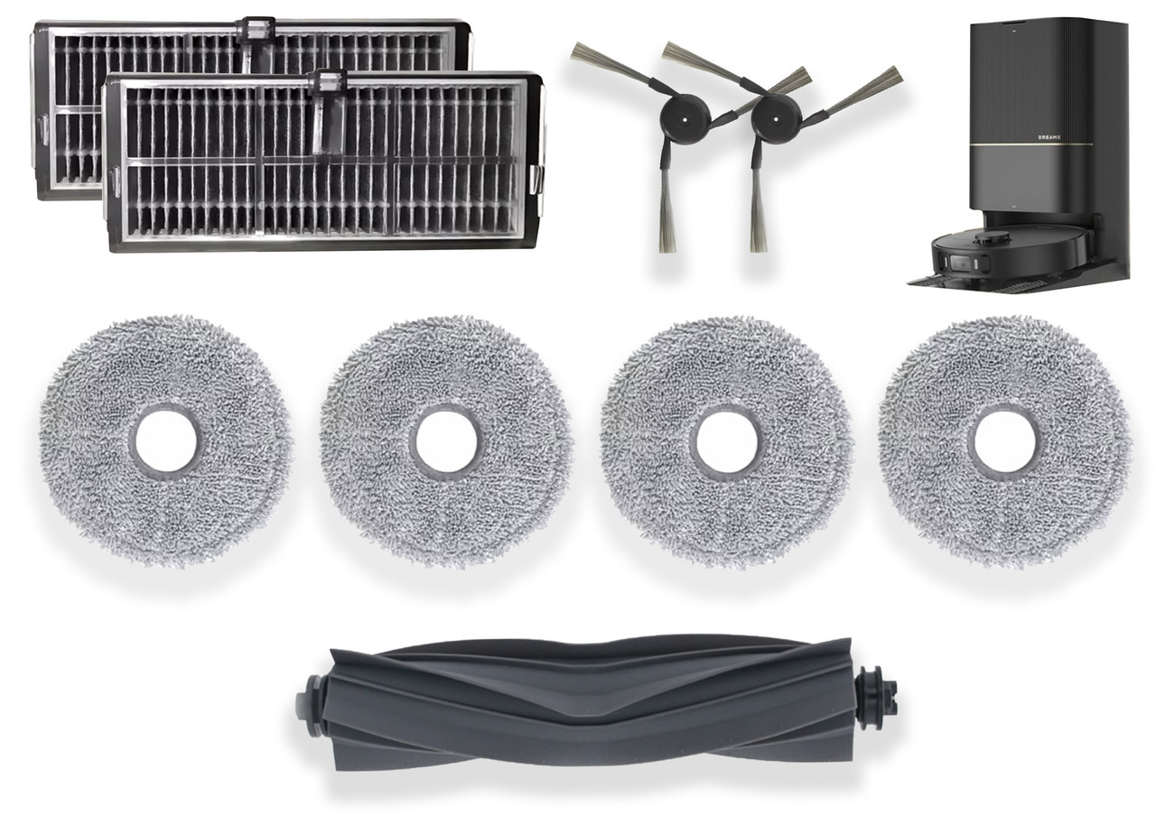 Набір змінних аксесуарів (9 шт.) сумісних з Dreame X40 Ultra, X40 Ultra Full, X40 Pro, S30 Pro Ultra, фото 1