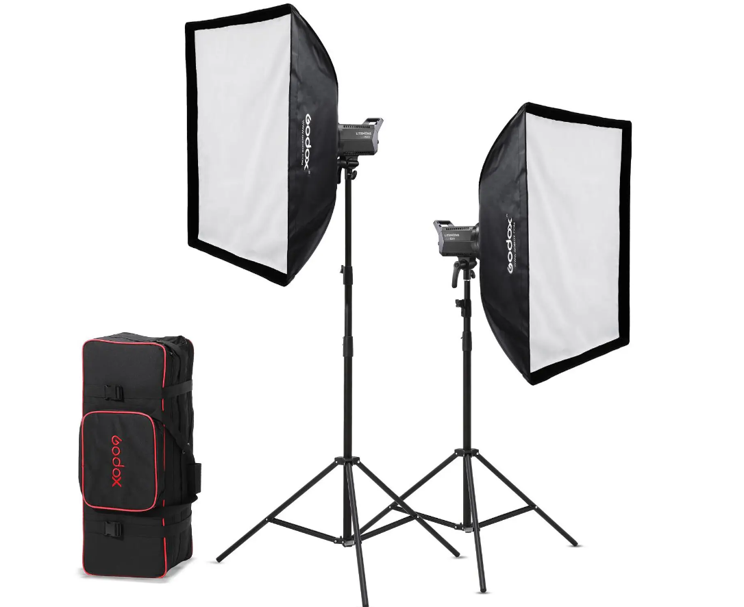 Набір постійного світла Godox LA150Bi-K2 Softbox Kit, фото 1
