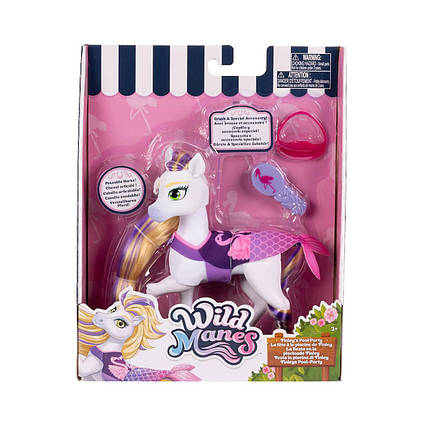 Ігрова фігурка WILD MANES - ВЕЧІРКА КІНЕЧКИ ФІНЛІ (фігурка, аксесуар.)