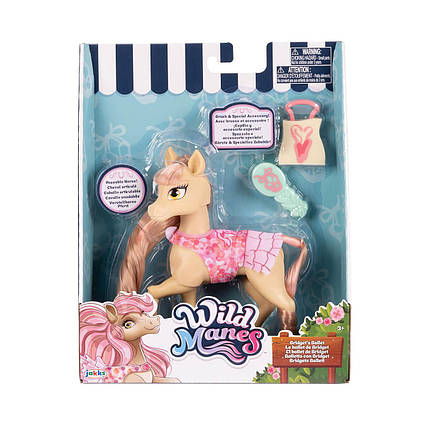 Ігрова фігурка WILD MANES - КІНЬКА-БАЛЕРИНА БРИДЖЕТ (фігурка, аксесуар.)