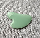 Скребок гуаша серце склокераміка 8×5см 38г, фото 2