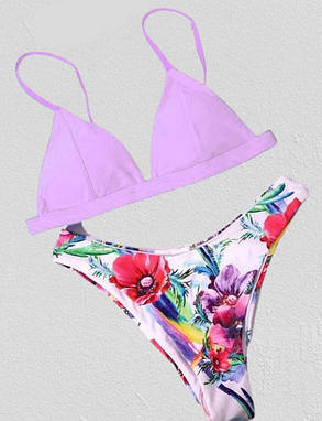 Купальник Samegame 1904 Лолита лиловый(В НАЛИЧИИ ТОЛЬКО 42 44 46 48 50 УКР р-ры), фото 2