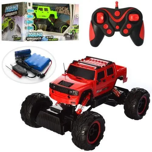 Джип Монстр Трак на радіокеруванні 0133 2 кольори, фари світяться