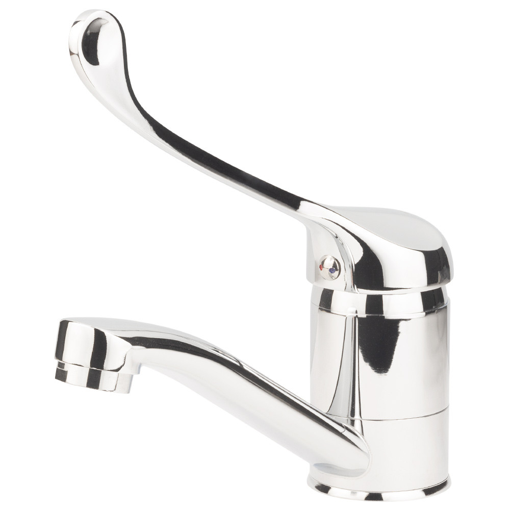 Змішувач медичний, кран для медичних установ (вилив прямий 150 мм, на шпильці) ТМ AQUATICA, фото 1