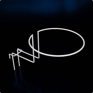 Гачок шапочний D14,5 , білий. Полиця для головних уборів, навіс на торговельну сітку. Обладнання для торгівлі