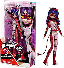 Лялька Леді Баг і Супер-Кіт - Пурпурова Тигриця Miraculous Ladybug and Cat Noir Purple Tigress 50023