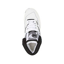 Чоловічі зимові кросівки Нью Баланс New Balance 650 White Black (хутро) BB650RCE, фото 4