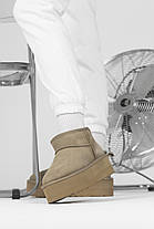 Зимові Жіночі Черевики UGG Classic Ultra Mini Platform Beige / УГГ Класик Ультра Міні Платформ Темно Бежеві, фото 5