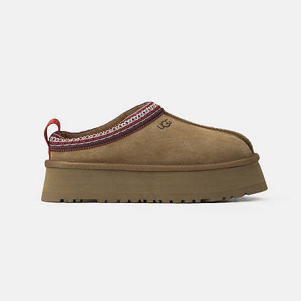 Зимові Жіночі Черевики UGG Tasman Platform Chestnut Brown / УГГ Тасман Платформ Чеснат Коричневі, фото 1