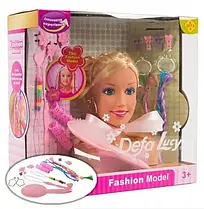 Лялька Манекен голова для зачісок DEFA 8056 заколочки