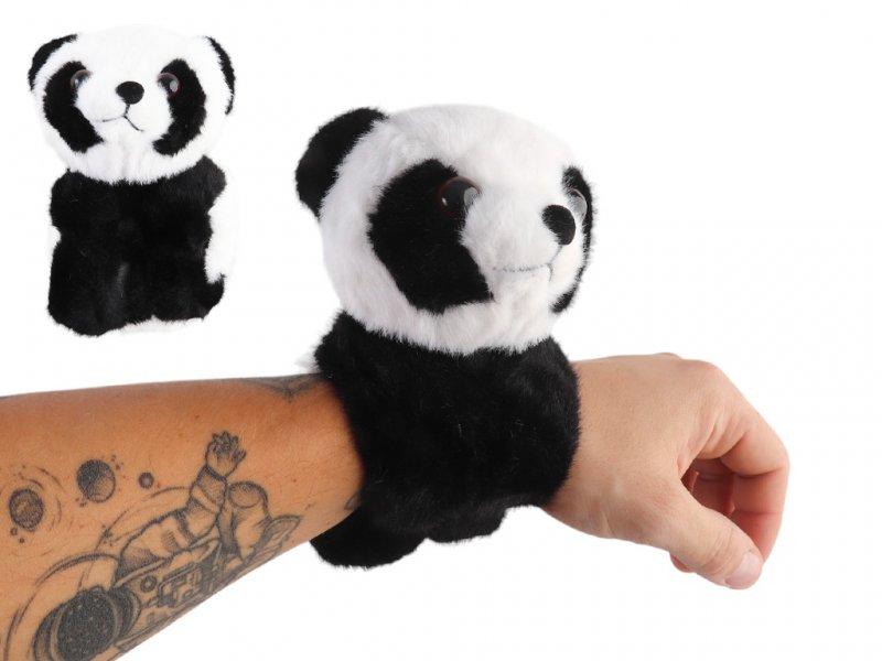 М'яка дитяча іграшка-браслет панда надягають на руку 15 см C48505, фото 1
