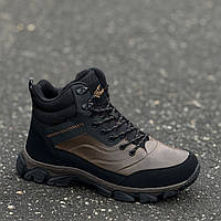 Черевики чоловічі зимові коричневі на шнурках Ботинки мужские зимние коричневые на шнурках (Код: 3508)