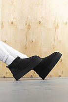 Зимові Жіночі Черевики UGG Classic Ultra Mini Platform Black / УГГ Класик Ультра Міні Платформ Чорні, фото 6