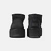 Зимові Жіночі Черевики UGG Classic Ultra Mini Platform Black / УГГ Класик Ультра Міні Платформ Чорні, фото 7