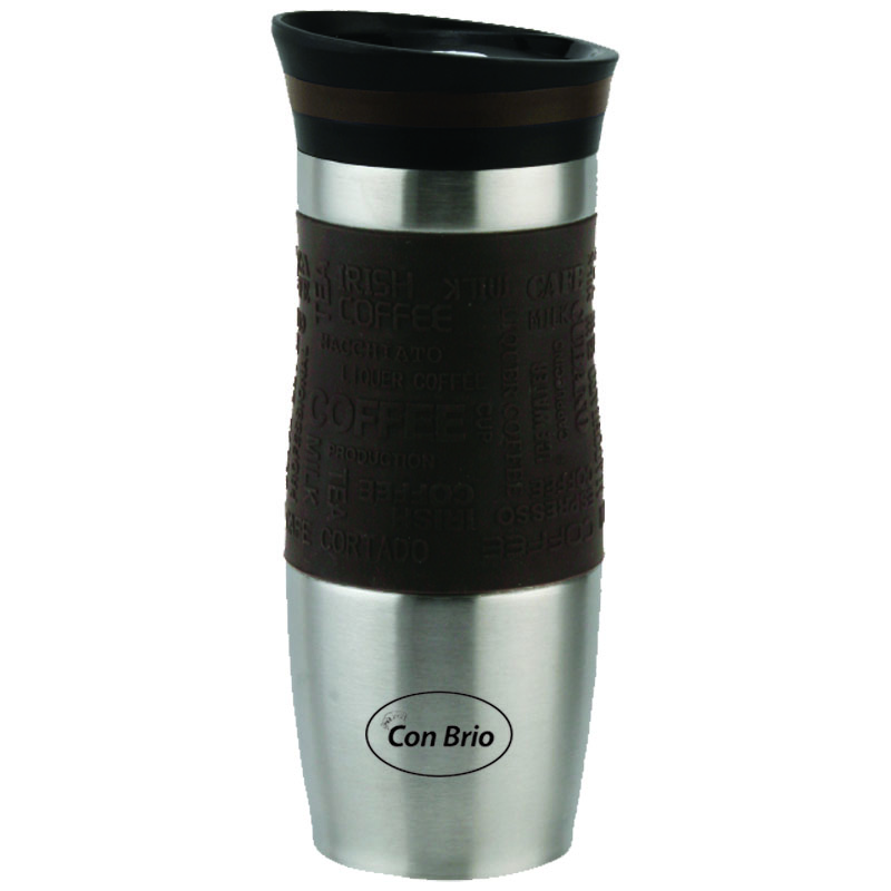 Термокухоль Con Brio 380 мл 364-CB коричневий, фото 1