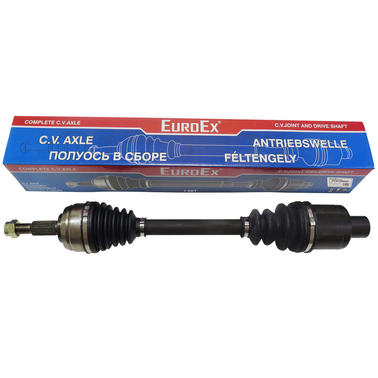 Піввісь Дастер/DUSTER 4х4 передня права EuroEx Угорщина 391009882R