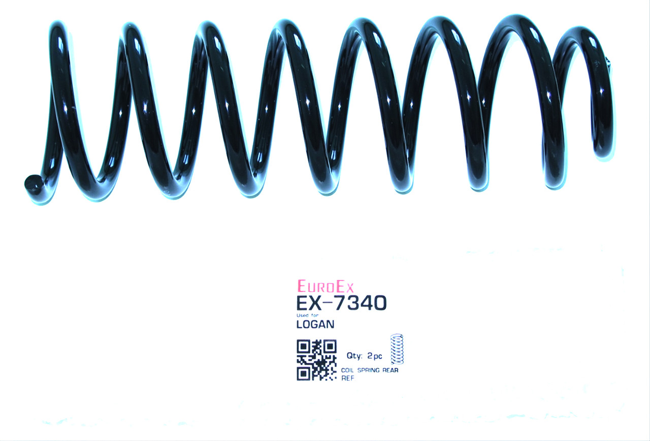 Пружина задня Логан (після 2010г  10 витків 11,5мм 340мм) EuroEx Угорщина 6001547493