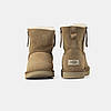 Зимові Жіночі Черевики UGG Mini Double Zip Chestnut Brown / УГГ Міні Дабл Зіп Чеснат Коричневі, фото 7