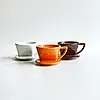 Пуровер Cafec Arita Ware Trapezoid Dripper 101 Brown, фото 4