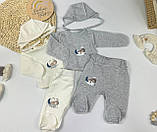 Комплект для новонародженого: розпашонка + повзунки + чепчик, фото 6