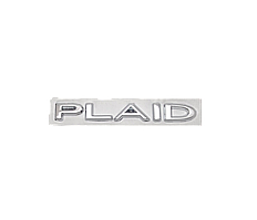 Емблема напис багажника Plaid для Tesla Model S