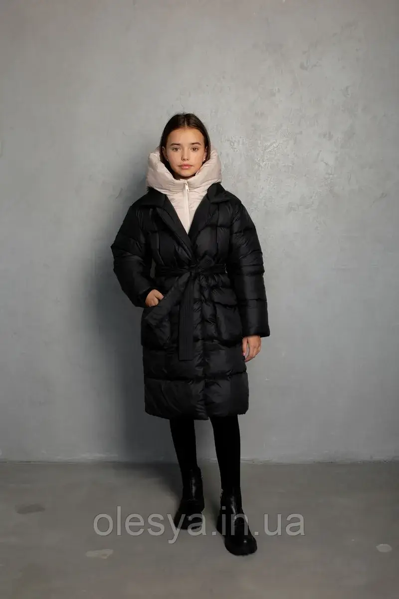 Пальто зимове дитяче Тм Cvetkov Синтія розміри 146-158, фото 1