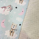 Дитячий плед з плюшу та бавовни 100×80 см, фото 4