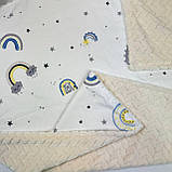 Дитячий плед з плюшу та бавовни 100×80 см, фото 5