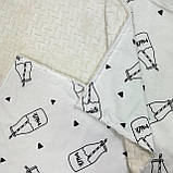 Дитячий плед з плюшу та бавовни 100×80 см, фото 9