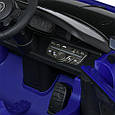 Дитячий електромобіль Maserati (синій колір) з пультом, музикою, EVA колесами, акумулятор 12V, фото 6