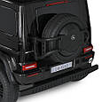 Електромобіль двомісний дитячий джип Mercedes G63 (чорний колір, фарба) 4WD VIP, фото 4