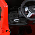 Електромобіль дитячий двомісний Mercedes-Benz Unimog 350W, 36V (червоний колір) з відкидним кузовом, фото 6