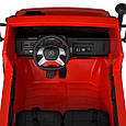 Електромобіль дитячий двомісний Mercedes-Benz Unimog 350W, 36V (червоний колір) з відкидним кузовом, фото 8